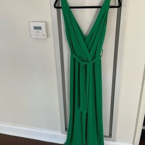 Green jumpsuit